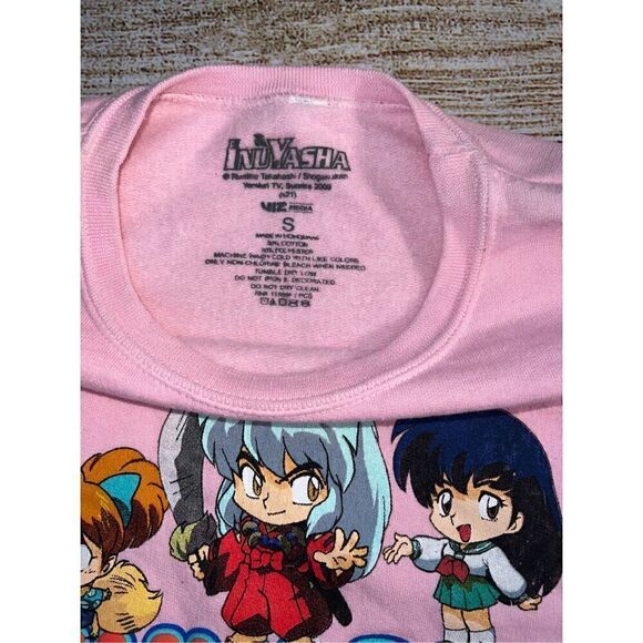 InuYasha Chibi Trio Puff Letters Girls Sweatshirt (Sm) - Picture 3 of 5